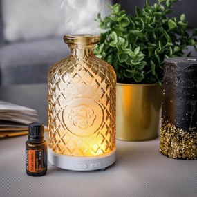 Ultrahangos aroma diffúzor, sárga, GILI