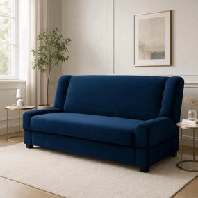 Zestaw 2x Sofa PIANO Granatowa