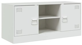 fehér acél TV-szekrény 99 x 39 x 44 cm