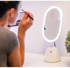 Immax 08970L - LED állítható tükör vezeték nélküli töltéssel LED/18W/230V