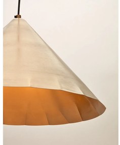 Sárgaréz színű függőlámpa fém búrával ø 46 cm Parlava – Kave Home