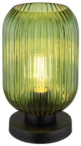 Globo 15469TG - Asztali lámpa NORMY 1xE27/40W/230V zöld