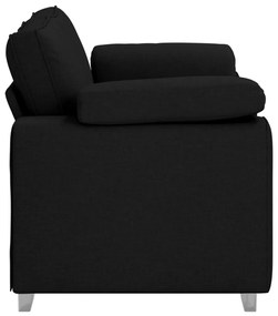 vidaXL Kanapé Fekete 160 x 77 x 82 cm szövet