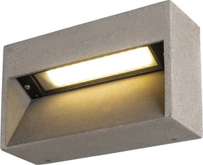 SLV CONCRETO 1006405 Fali lámpa 1x12W/LED 3000K 470lm IP65