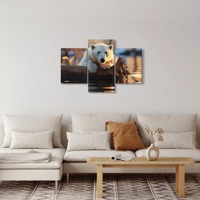 Kép - Jegesmedve (90x60 cm)