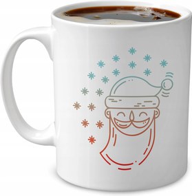 Ünnepi Bögre Kávéhoz Teához Csokoládéhoz 330ml Ajándék Karácsonyfára