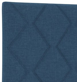 Fejtámla Gyémánt Blokkok Dizájn Kék 100 cm Textil, Fejtámla Gyémánt Blokkok Dizájn Kék 200 cm Textil
