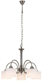 Rabalux 7276 - Csillár EDITH 5xE27/60W/230V bronz