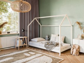 Gyerekágy 80x180 cm Lukie (fehér) (ágyráccsal). 1096187