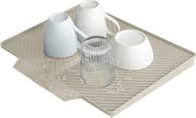 Bézs műanyag edénycsepegtető alátét 34x40 cm Nelia – Wenko