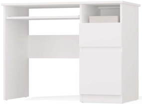 Aldabra PORTO (jobb tárolóval) íróasztal, 98,5x75,5x51 cm, fehér