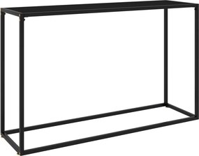 vidaXL fekete edzett üveg tálalóasztal 120 x 35 x 75 cm