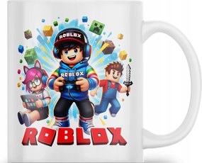 Kerámia Bögre Játék Roblox Robloks Figurák Pixelek Építőkockák Ajándék