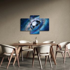 Kép - Futball a térben (90x60 cm)