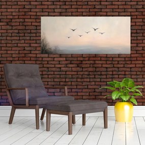 Kép - Madárcsapat (120x50 cm)