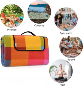 Piknik takaró, strand takaró, 2x2 m, pixel