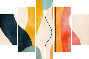 Kép - Minimalista színes illusztráció II. (150x105 cm)