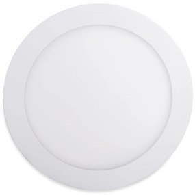 LED Solution Fehér süllyeszthető LED-panel, gömbölyű, 300mm, 24W, szabályozható fényerősséggel A fény színe: Nappali fehér