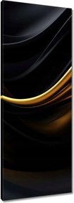 Vászonkép 40x100 Selyem arany szalag