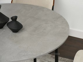 Étkezőasztal Bird (beton + fekete). 1111737