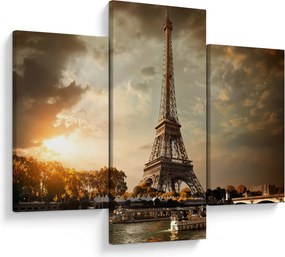 Kép - Eiffel-torony, Párizs, Franciaország (90x60 cm)