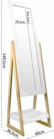 Tükör 149cm White Cogitatio