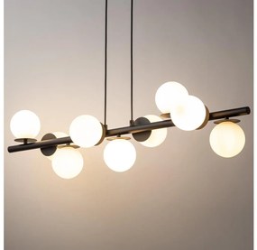 Csillár zsinóron AVOLA 9xG9/12W/230V fekete