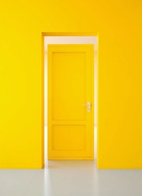 Poszter 40x55cm Bejárat kijárat nélkül