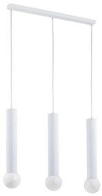 Csillár zsinóron TWISTER 3xE27/60W/230V fehér