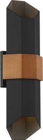 Quoizel modern kültéri fali lámpa chasm fekete elsqz-chasm-l-bkw IP44