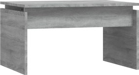 vidaXL szürke sonoma szerelt fa dohányzóasztal 68x50x38 cm