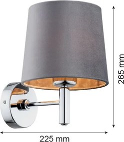 Argon BOLZANO PLUS 4725 Fali lámpa 1x15W/E27 IP20