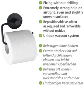 Vacuum-Loc® Milazzo fekete wc-papír tartó - Wenko