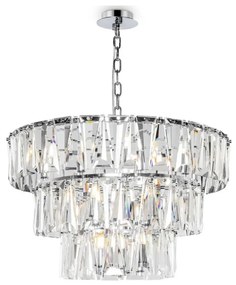 Maytoni MOD043PL-18CH - Csillár láncon PUNTES 18xE14/40W/230V króm