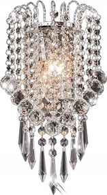 Kristály fali lámpa Kristály fali lámpa kristály króm