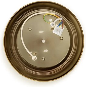Brilagi - FRESCO mennyezeti lámpatest, 2xE27/40W/230V, átm. 28 cm, sárgaréz