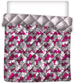 Hello Kitty Pink Bow steppelt ágytakaró, paplan 240x220cm