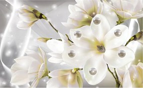 Magnólia gyöngyökkel fotótapéta Vinyl elegancia 254x184 +ragasztó