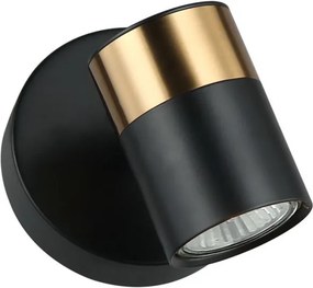 Italux Elice WL-58892-1-BK-BRO Fali lámpa 1x35W/GU10 IP20