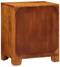 tömörfa akácfa többszínű komód 50x35x60