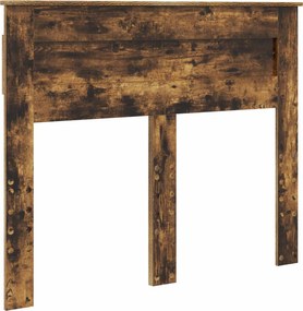 vidaXL Fejtámla Füstölt tölgy 120 cm Faanyag