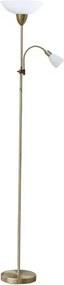 Rabalux beltéri állólámpa e27 60w+ e14 40w bronz/fehér diana