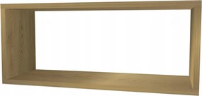 Akasztós könyvespolc, falra akasztható polc, naptölgy, 70x30x20