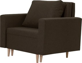 KENO fotelágy Szürke/sötétbarna