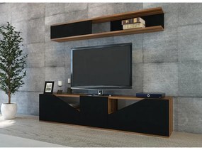 TV szekrény Taç - Walnut, Black