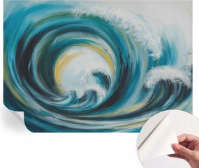 Öntapadós Dekoratív Fotótapéta Hálószobába Tengeri hullám 208x146 cm