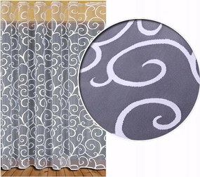 Mg Függöny jacquard 611/1 260x250 kész szalaggal