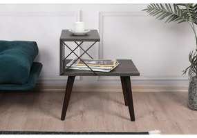 Éjjeliszekrény CROSS 55x50 cm barna