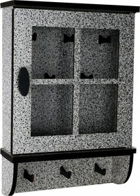 Szekrény, Kulcstartó Doboz 9 Pöttyös, Sok Különböző Mintával