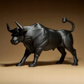 Bika Modern Szobor Figura 15 cm 3D nyomtatás Ajándék